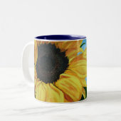 tasse de café avec le tournesol (Devant gauche)