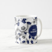 tasse de café avec les couleurs de l'équipe de foo (Devant droit)