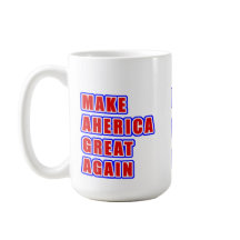 Tasse de café avec l'image de Trump "COMBATTRE LA 