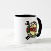Tasse de café avec logo de RDH Garage (Devant droit)