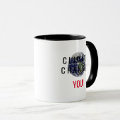 Tasse de café avec message de sensibilisation au c (Devant droit)