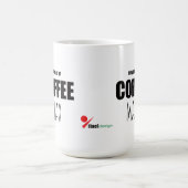 Tasse de café avec nom de l'animal personnalisé | (Centre)