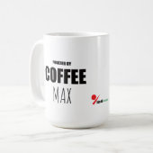 Tasse de café avec nom de l'animal personnalisé | (Devant gauche)