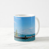 Tasse de café avec phare de Holland Harbor (Devant droit)