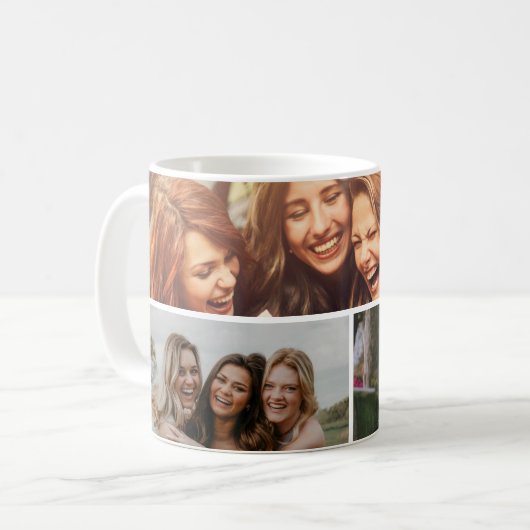 Tasse de café avec photo d'amis (Devant gauche)