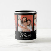 Tasse de café avec photo de script établi par mama (Centre)