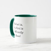 Tasse de café avec phrase drôle (Devant gauche)