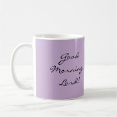 Tasse de café avec texte personnalisé (Gauche)
