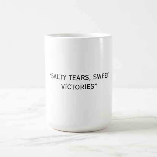 Tasse de café avec texte personnalisé (Centre)