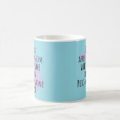 Tasse de café avec texte simple sur les symboles d (Centre)