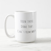 Tasse de café avec typographie drôle "Déjà fait" (Gauche)