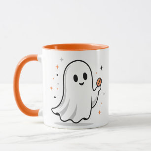 Tasse de café avec typographie drôle d'Halloween