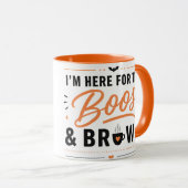 Tasse de café avec typographie drôle d'Halloween (Devant droit)
