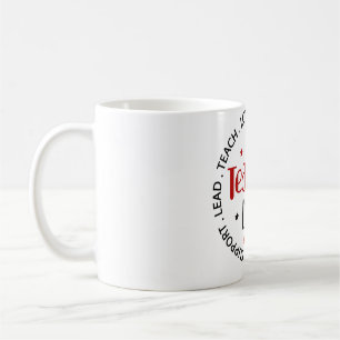 Tasse de café avec typographie inspirante sur la v