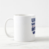 Tasse de café avec typographie "United We Stand" (Gauche)
