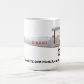 Tasse de café avec un biplan là-dessus (Centre)