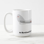 Tasse de café avec un biplan là-dessus (Gauche)
