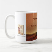 tasse de café avec une citation inspirante sur l'a (Gauche)