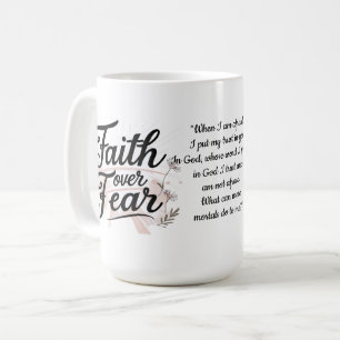 Tasse de café avec verset biblique inspirant