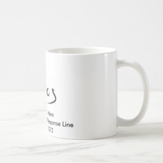 Tasse de café avec votre numéro de téléphone (Droite)