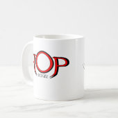 Tasse de café aztèque de crâne de guerrier (Devant gauche)