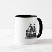Tasse de café Bateau Pirate (Devant droit)