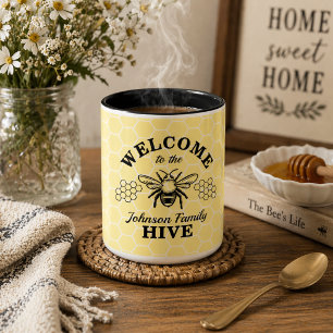 Tasse de café Bienvenue dans notre ruche de ferme