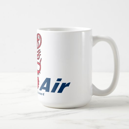 Tasse de café blanc classique (Droite)