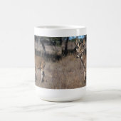 Tasse de café Blanc-Coupée la queue de cerfs (Centre)