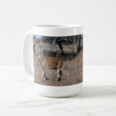 Tasse de café Blanc-Coupée la queue de cerfs (Devant gauche)