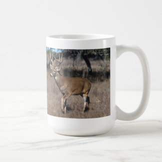 Tasse de café Blanc-Coupée la queue de cerfs