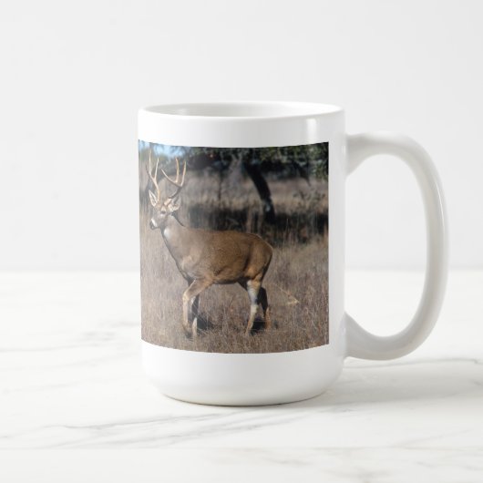 Tasse de café Blanc-Coupée la queue de cerfs (Droite)