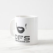 Tasse de café blanc de DFS (Devant gauche)