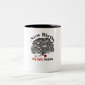 Tasse de café blanc et noir (Centre)