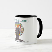 Tasse de café blanc femelle de la Renaissance (Devant droit)