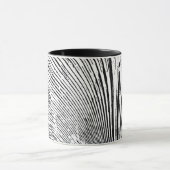 Tasse de café blanc noire abstraite (Centre)