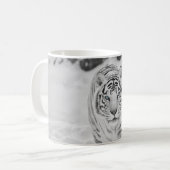 Tasse de café blanche de tigre (Devant gauche)