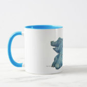 Tasse de café bleue d'alligator (Gauche)