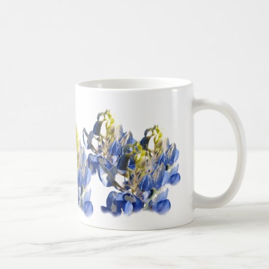 Tasse de café bleue de capot (Droite)