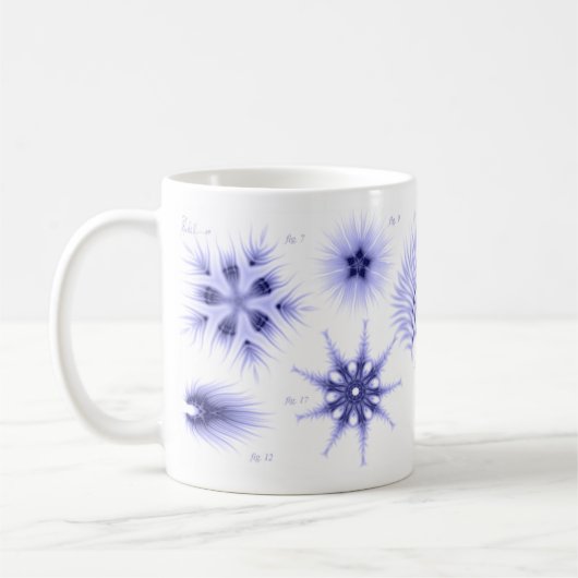 Tasse de café bleue de diatomée (Gauche)