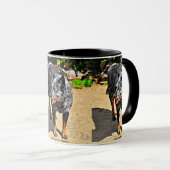 Tasse de café bleue de Jessie Heeler (Devant droit)