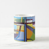 Tasse de café bleue multi (Centre)