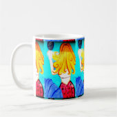 tasse de café blonde mermaid (Gauche)