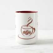 Tasse de café Bonjour (Centre)
