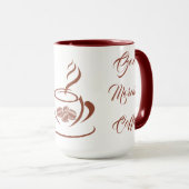 Tasse de café Bonjour (Devant droit)