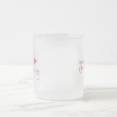 Tasse de café bonjour en or rose (Centre)