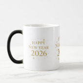 Tasse de café Bonne Année 2026 Élégante (Gauche)
