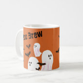 Tasse de café Boo Brew Ghost Halloween (Devant gauche)