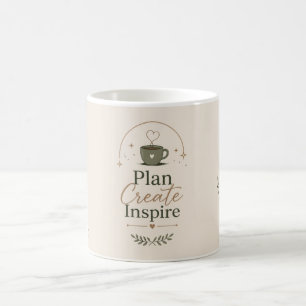 Tasse de café botanique élégante – Bureau inspiran