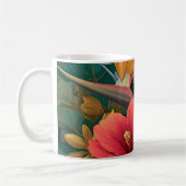 Tasse de café botanique Paradis Tropical (Gauche)